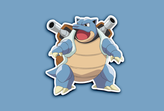 Anime Blastoise Style Sticker