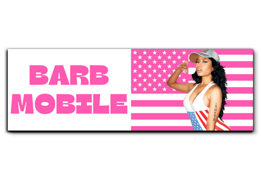 Barb Mobile Bumper Sticker