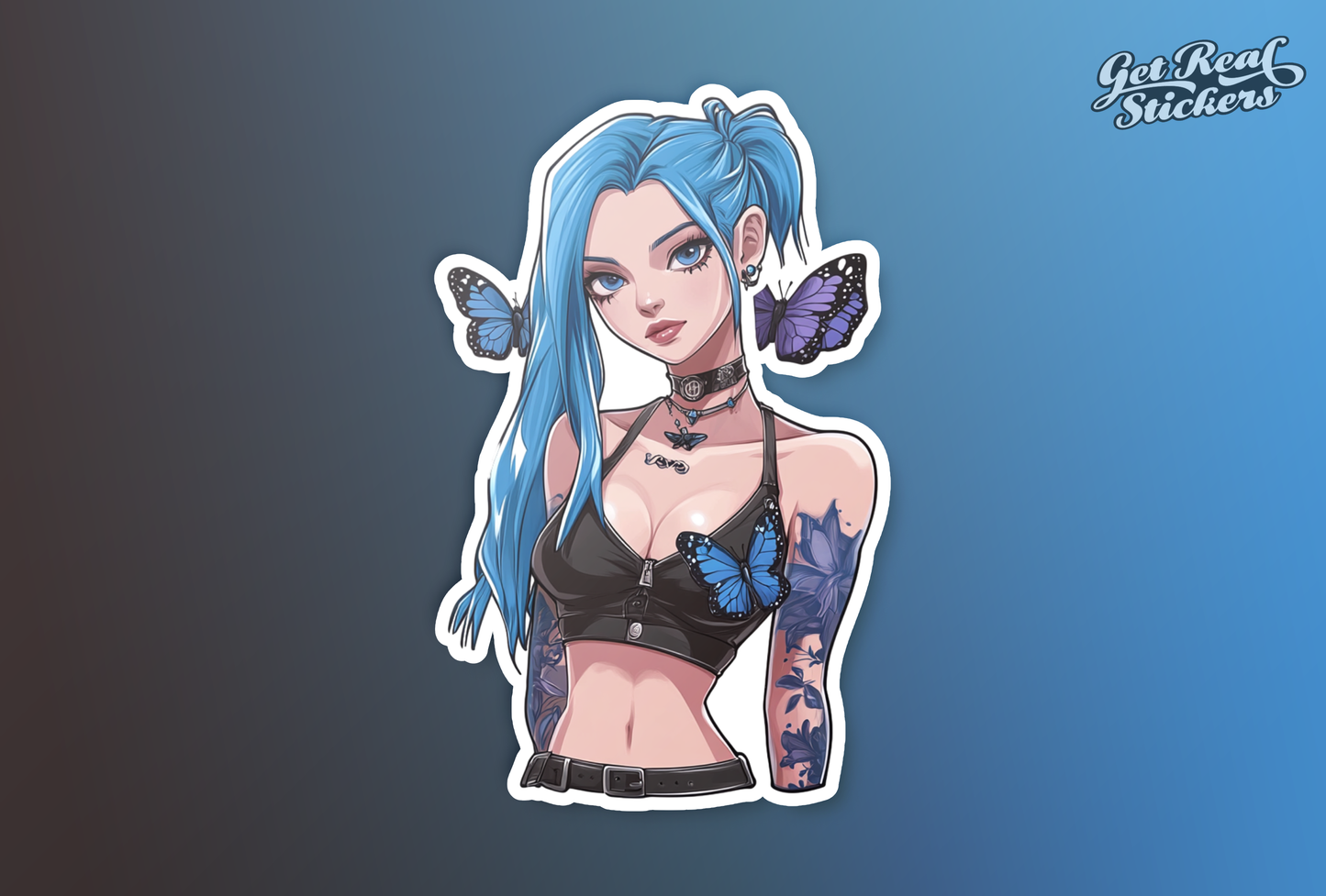 Butterfly Arcane Jinx Sticker