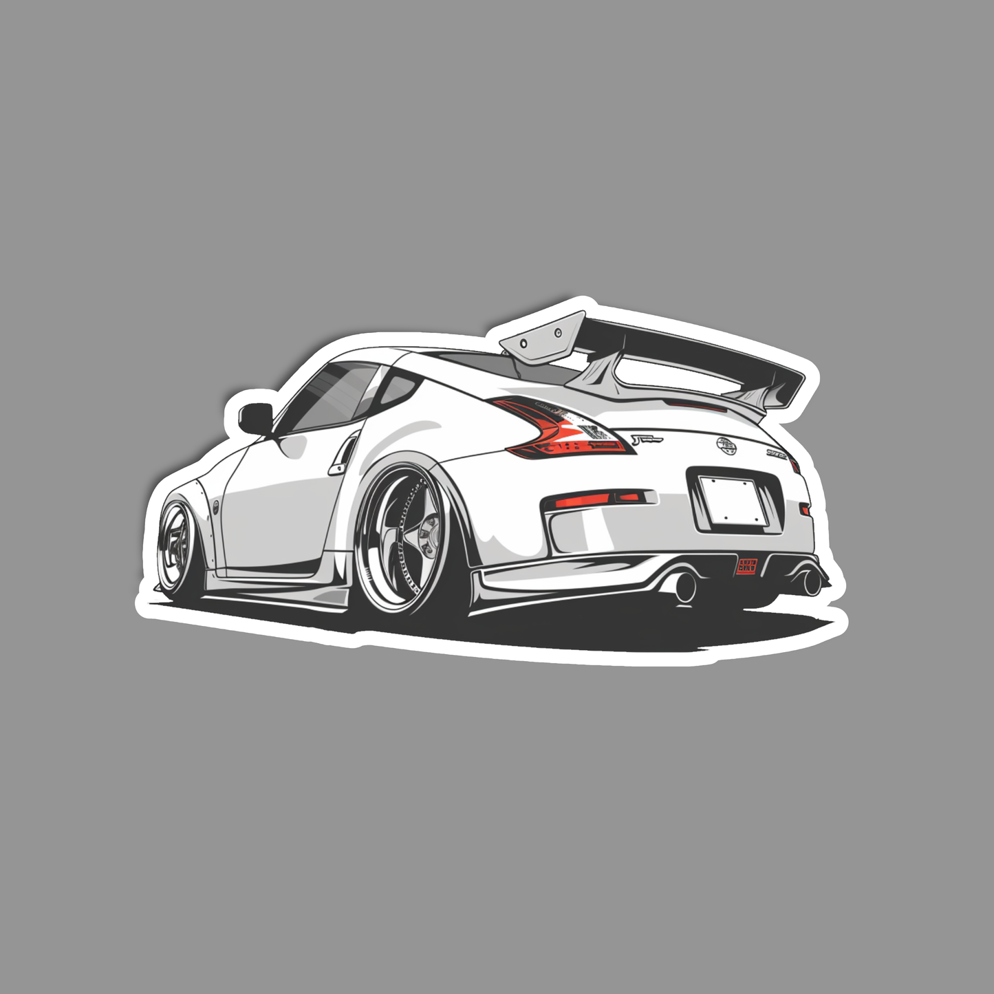 Tucked 350Z Style Car Sticker